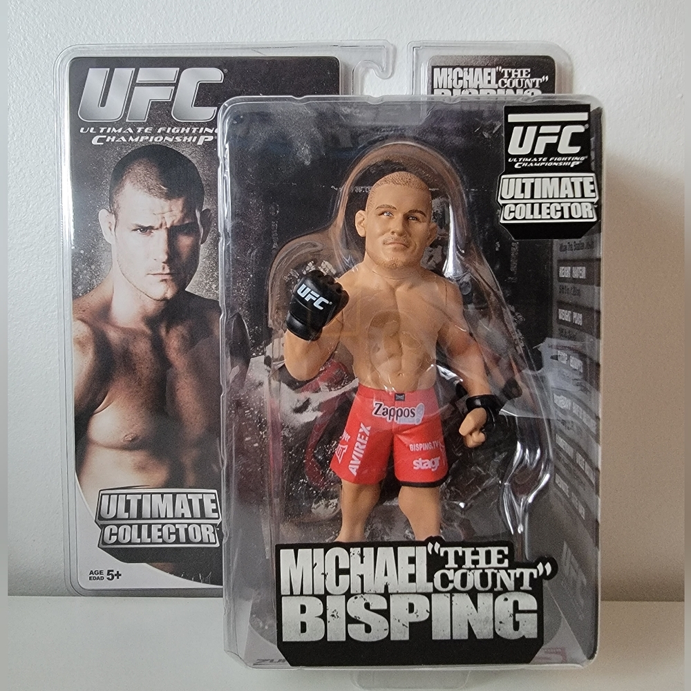 Round 5 UFC Michael Bisping Ultimate Collector Series 2 figure. Mint